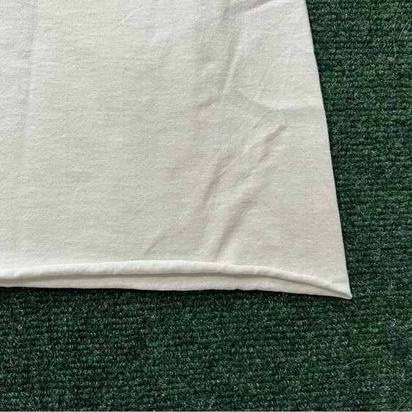 Vintage Women’s 80s Karate “Kiai” Humor *Cropped White T Shirt Size M 20X22 - Picture 11 of 12